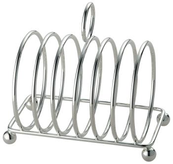 Toast rack - 6 slices in silver plated - Ercuis